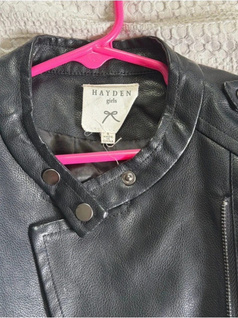 Hayden Black Asymmetrical Leather Moto Jacket
